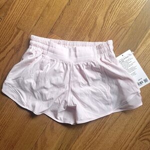 Lululemon Strawberry Milkshake Hotty Hot Shorts NWT
